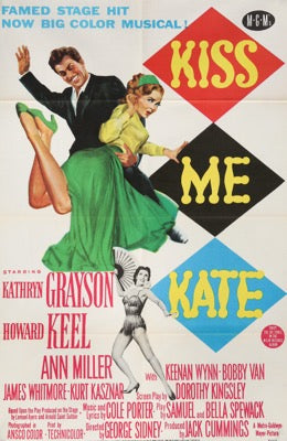 Kiss Me Kate (1953) original movie poster for sale at Original Film Art - Vintage Movie Posters