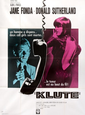 Klute (1971) original movie poster for sale at Original Film Art - Vintage Movie Posters