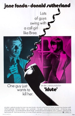 Klute (1971) original movie poster for sale at Original Film Art - Vintage Movie Posters
