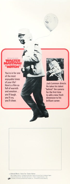 Kotch (1971) original movie poster for sale at Original Film Art - Vintage Movie Posters