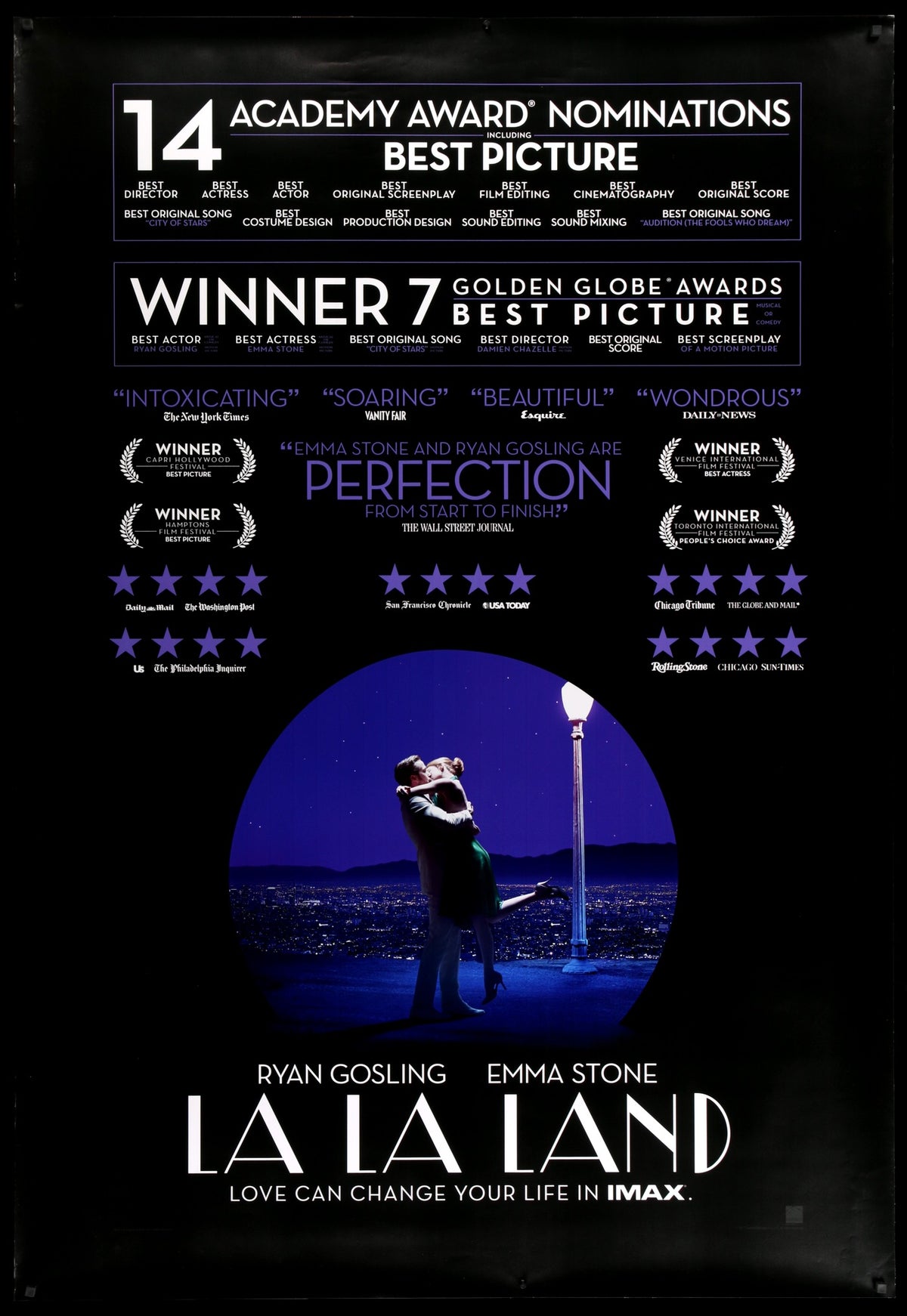 La La Land (2016) original movie poster for sale at Original Film Art - Vintage Movie Posters