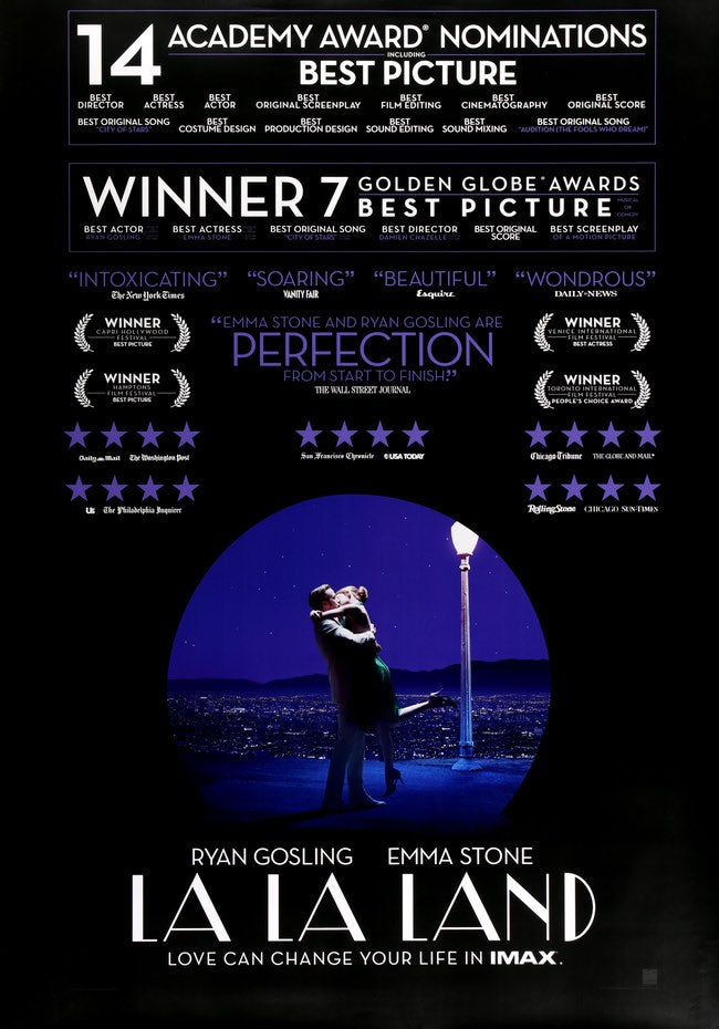 La La Land (2016) original movie poster for sale at Original Film Art - Vintage Movie Posters
