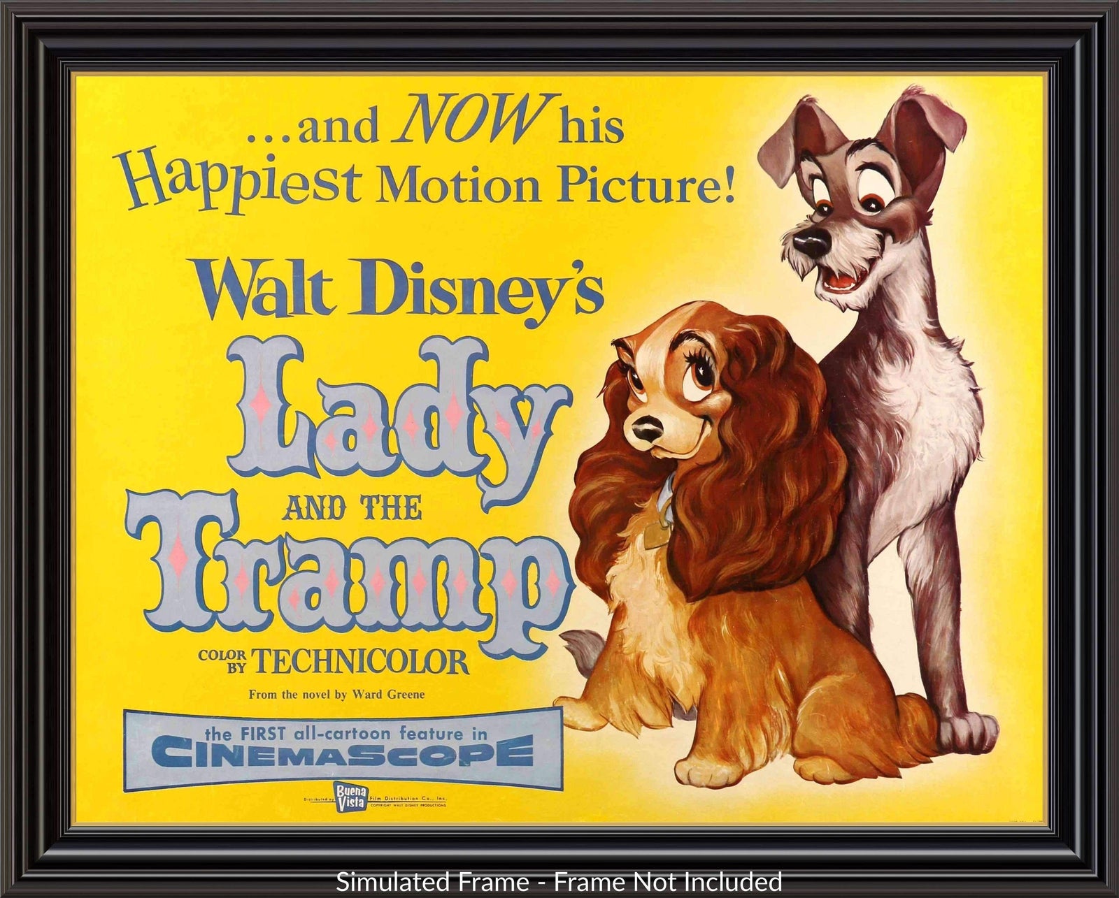Lady and the Tramp (1955) original movie poster for sale at Original Film Art - Vintage Movie Posters