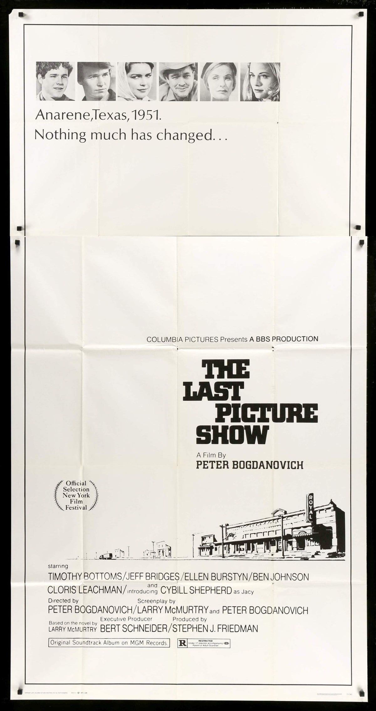 Last Picture Show (1971) original movie poster for sale at Original Film Art - Vintage Movie Posters