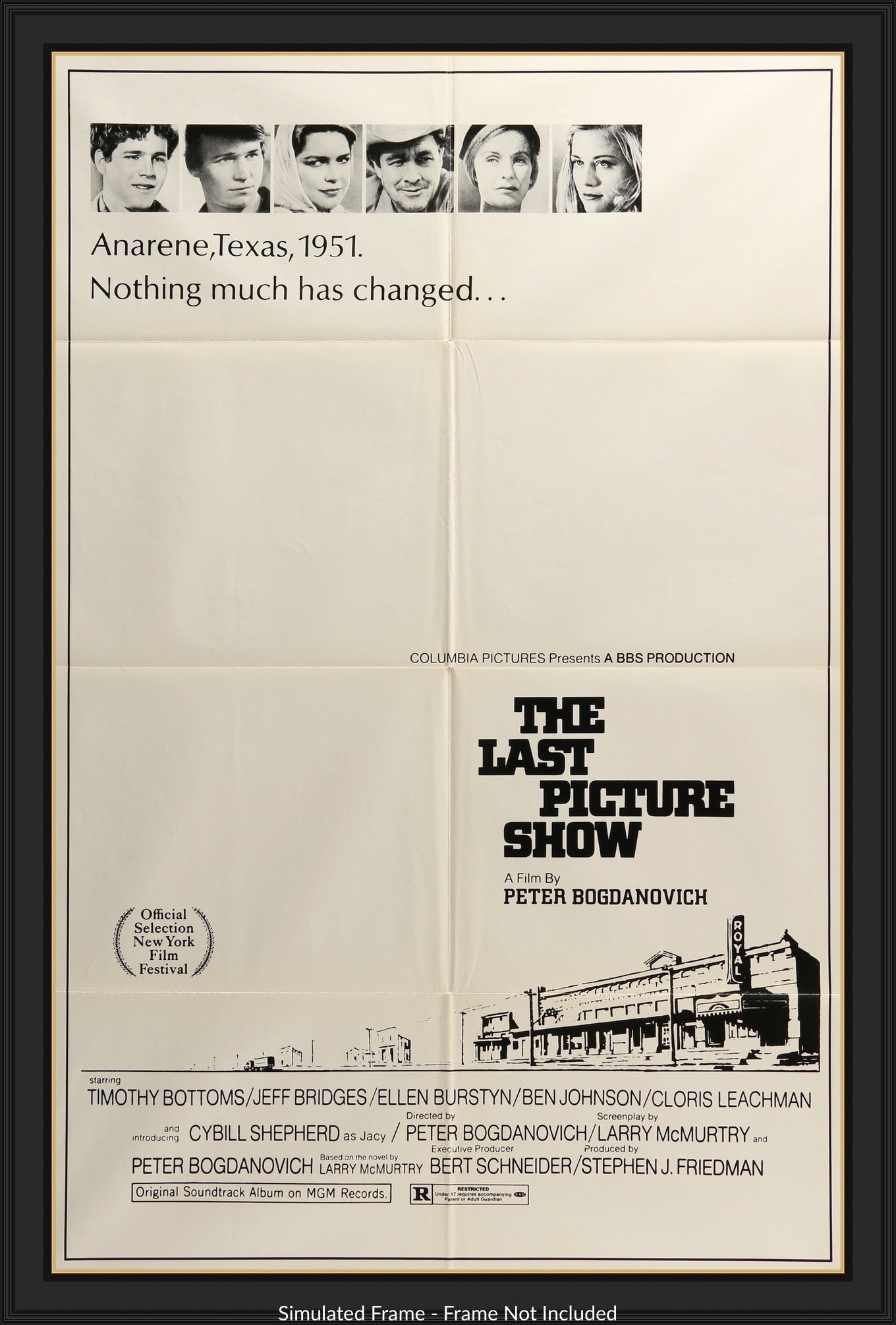 Last Picture Show (1971) original movie poster for sale at Original Film Art - Vintage Movie Posters