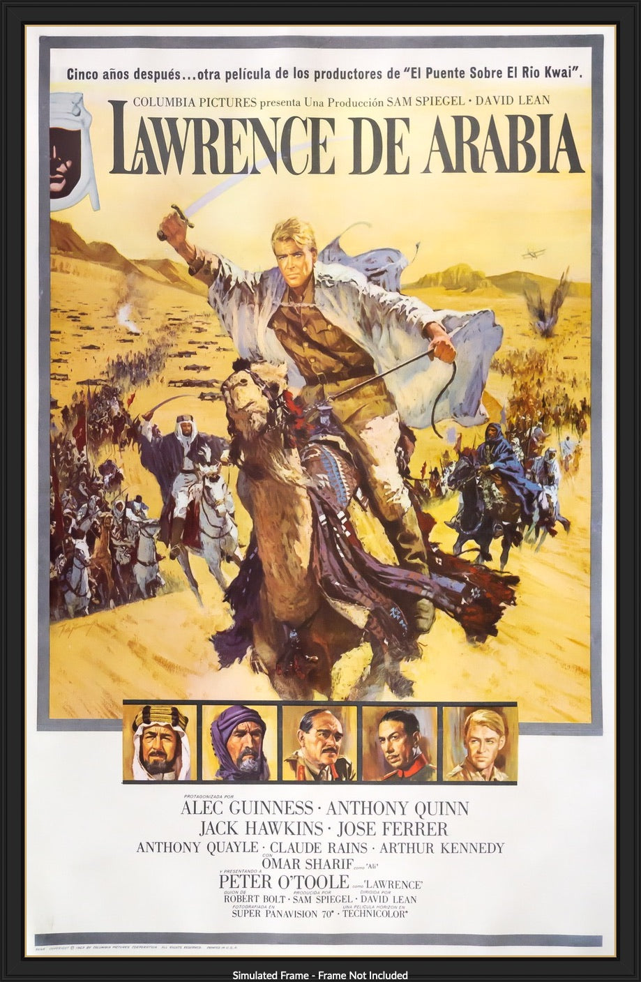 Lawrence of Arabia (1962) original movie poster for sale at Original Film Art - Vintage Movie Posters