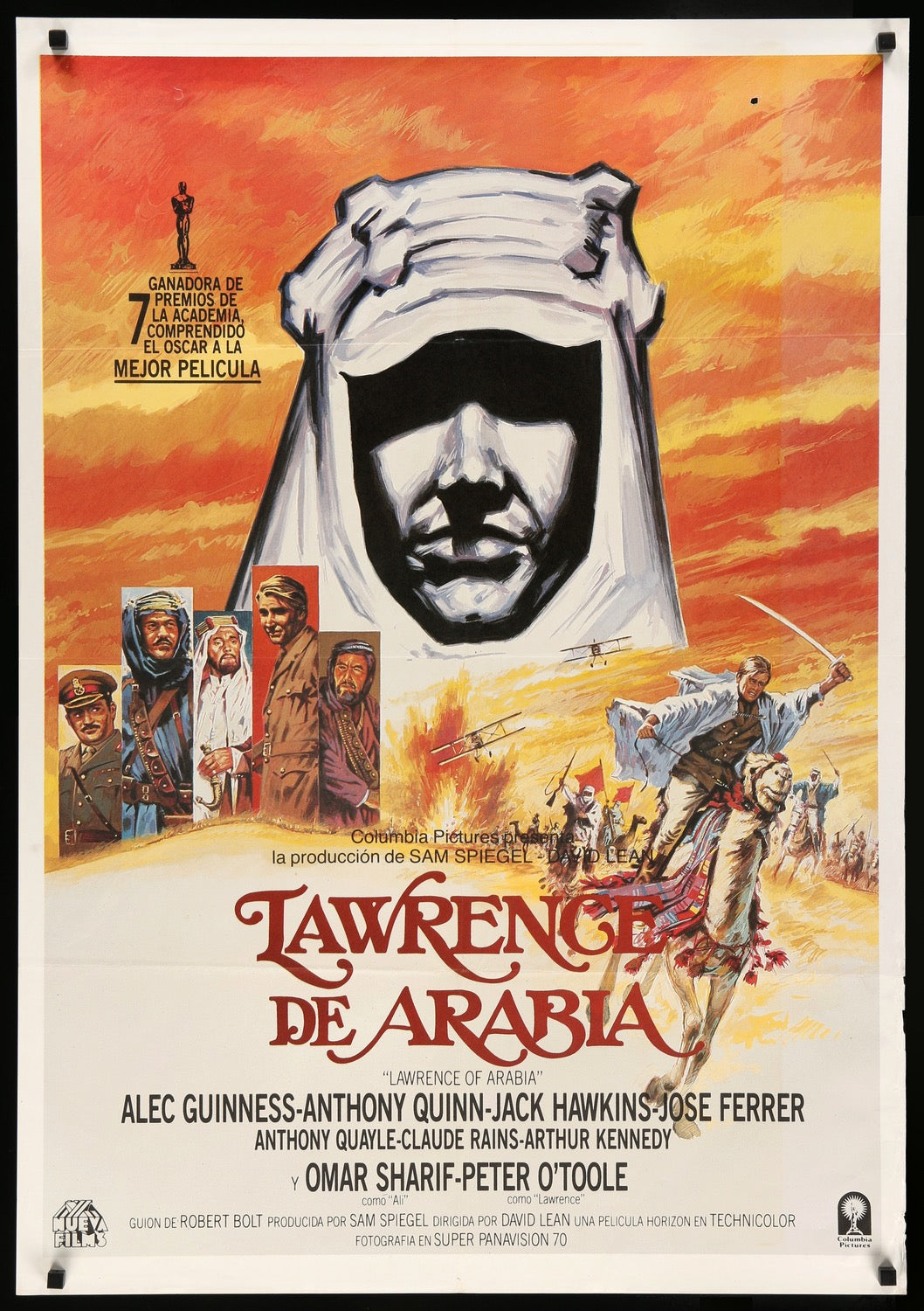 Lawrence of Arabia (1962) original movie poster for sale at Original Film Art - Vintage Movie Posters