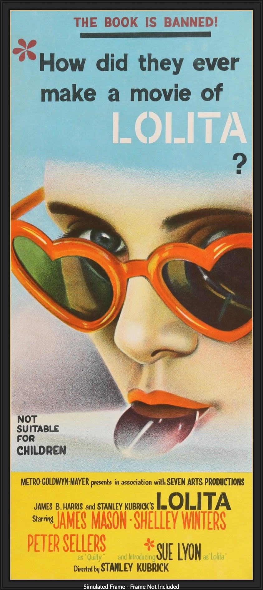 Lolita (1962) original movie poster for sale at Original Film Art - Vintage Movie Posters