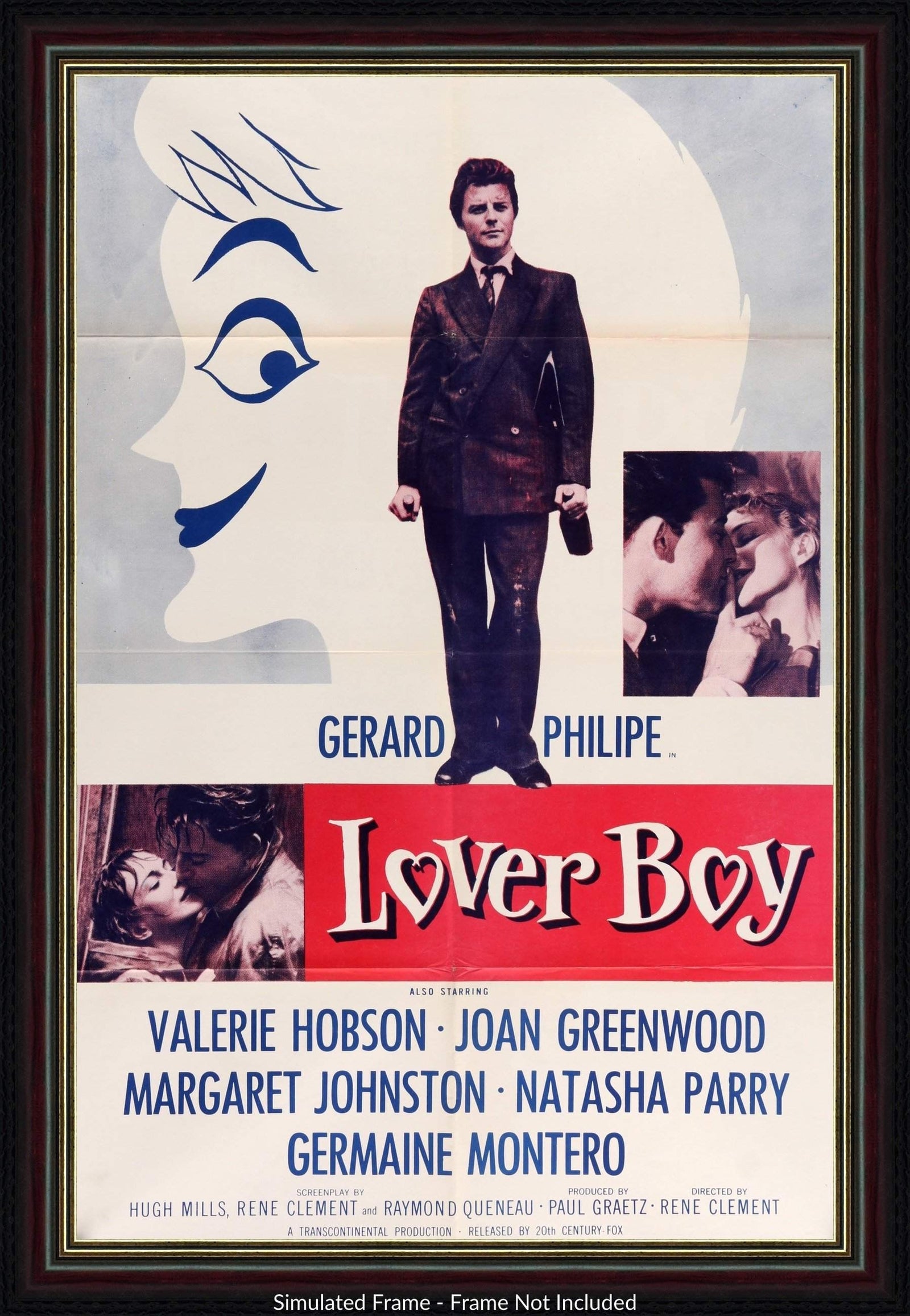 Lovers, Happy Lovers! / Lover Boy (1954) original movie poster for sale at Original Film Art - Vintage Movie Posters