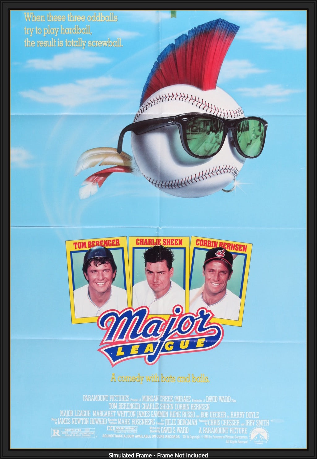 Major League (1989) original movie poster for sale at Original Film Art - Vintage Movie Posters