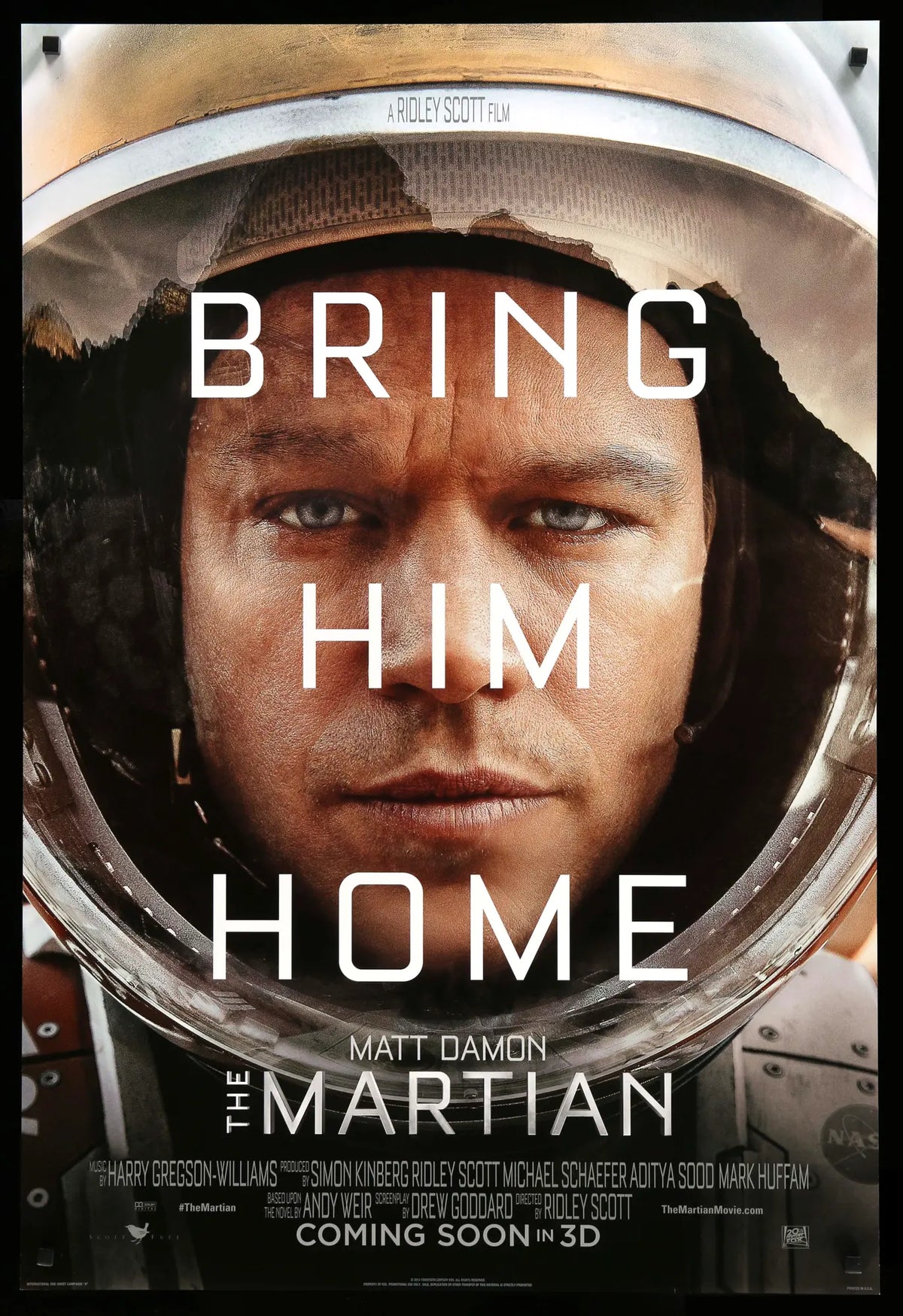 Martian (2015) original movie poster for sale at Original Film Art - Vintage Movie Posters