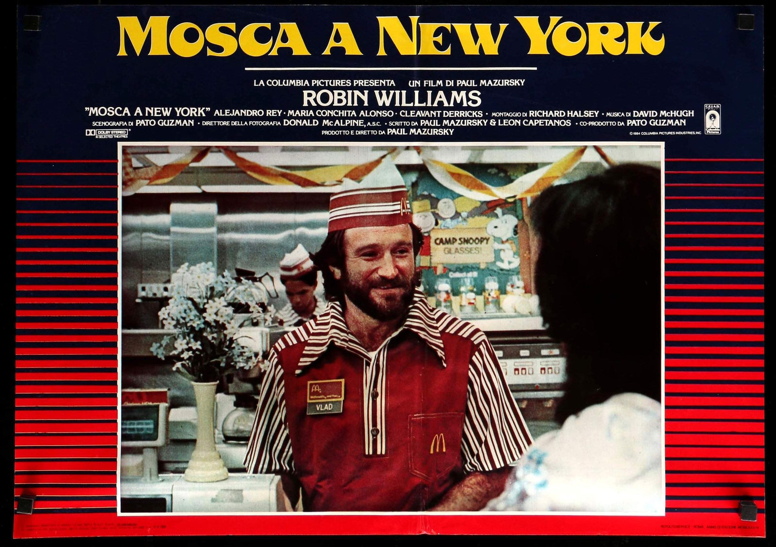 Moscow on the Hudson (1984) original movie poster for sale at Original Film Art - Vintage Movie Posters