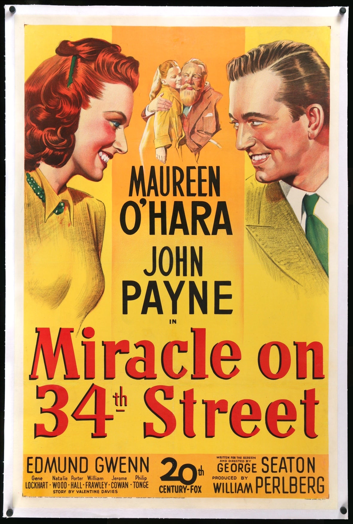 Miracle on 34th Street (1947) original movie poster for sale at Original Film Art - Vintage Movie Posters
