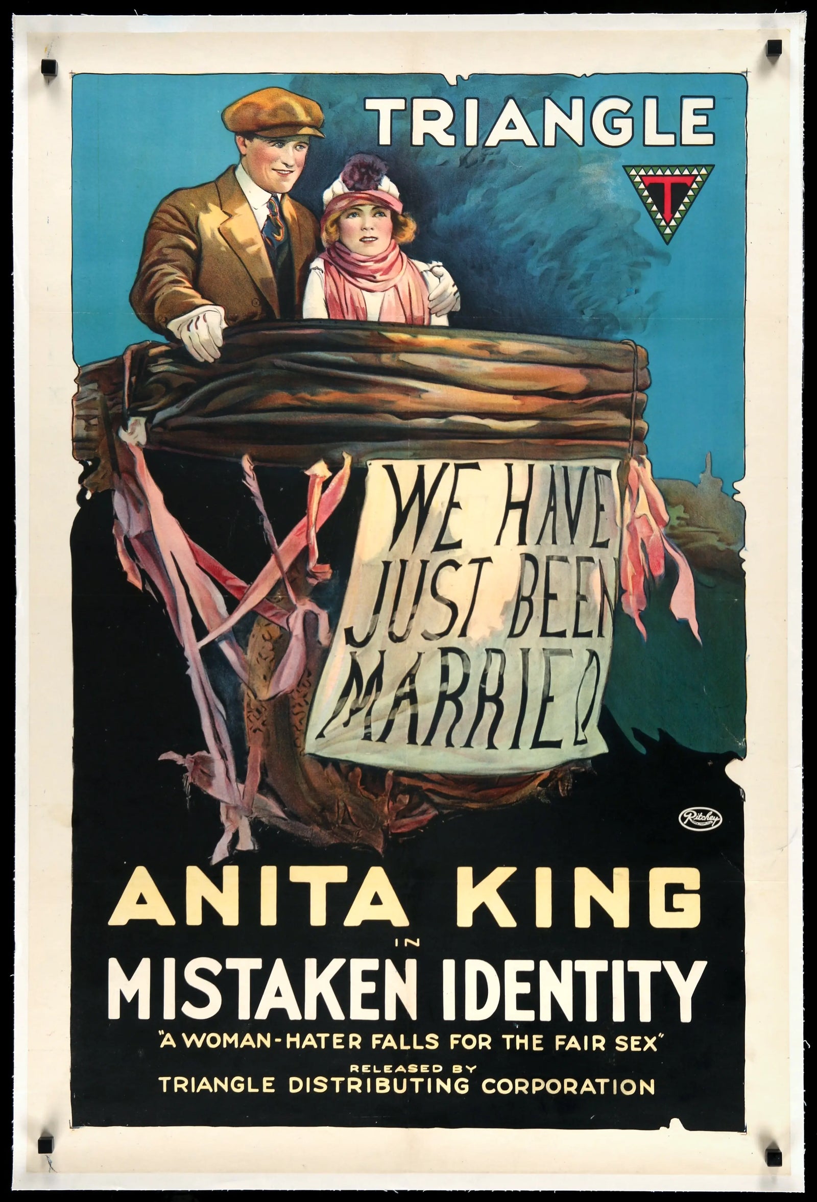 Mistaken Identity (1919) original movie poster for sale at Original Film Art - Vintage Movie Posters