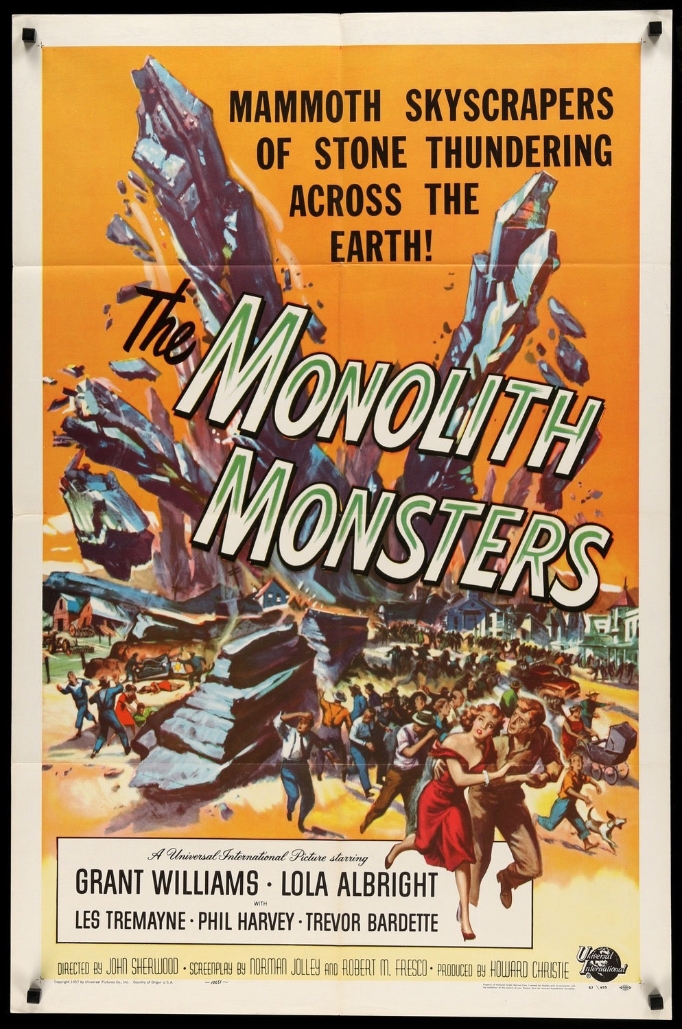 Monolith Monsters (1957) original movie poster for sale at Original Film Art - Vintage Movie Posters