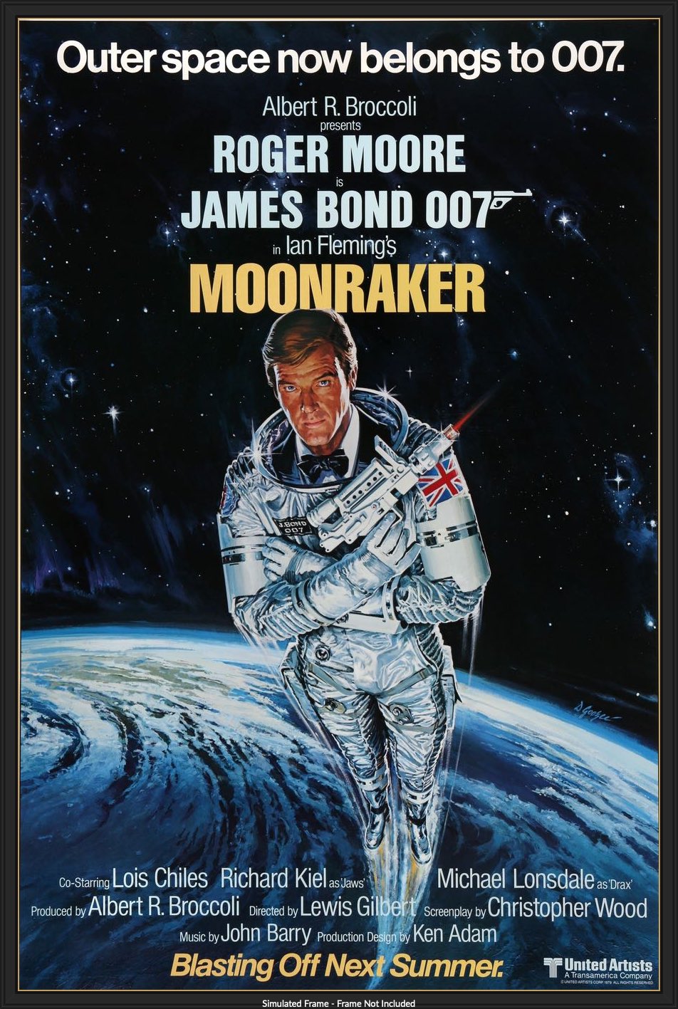 Moonraker (1979) original movie poster for sale at Original Film Art - Vintage Movie Posters