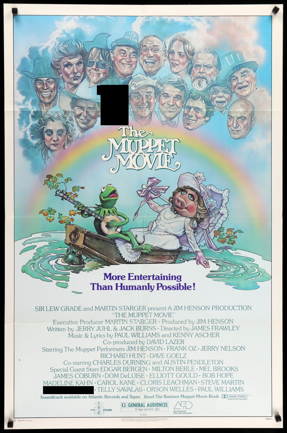 Muppet Movie (1979) original movie poster for sale at Original Film Art - Vintage Movie Posters