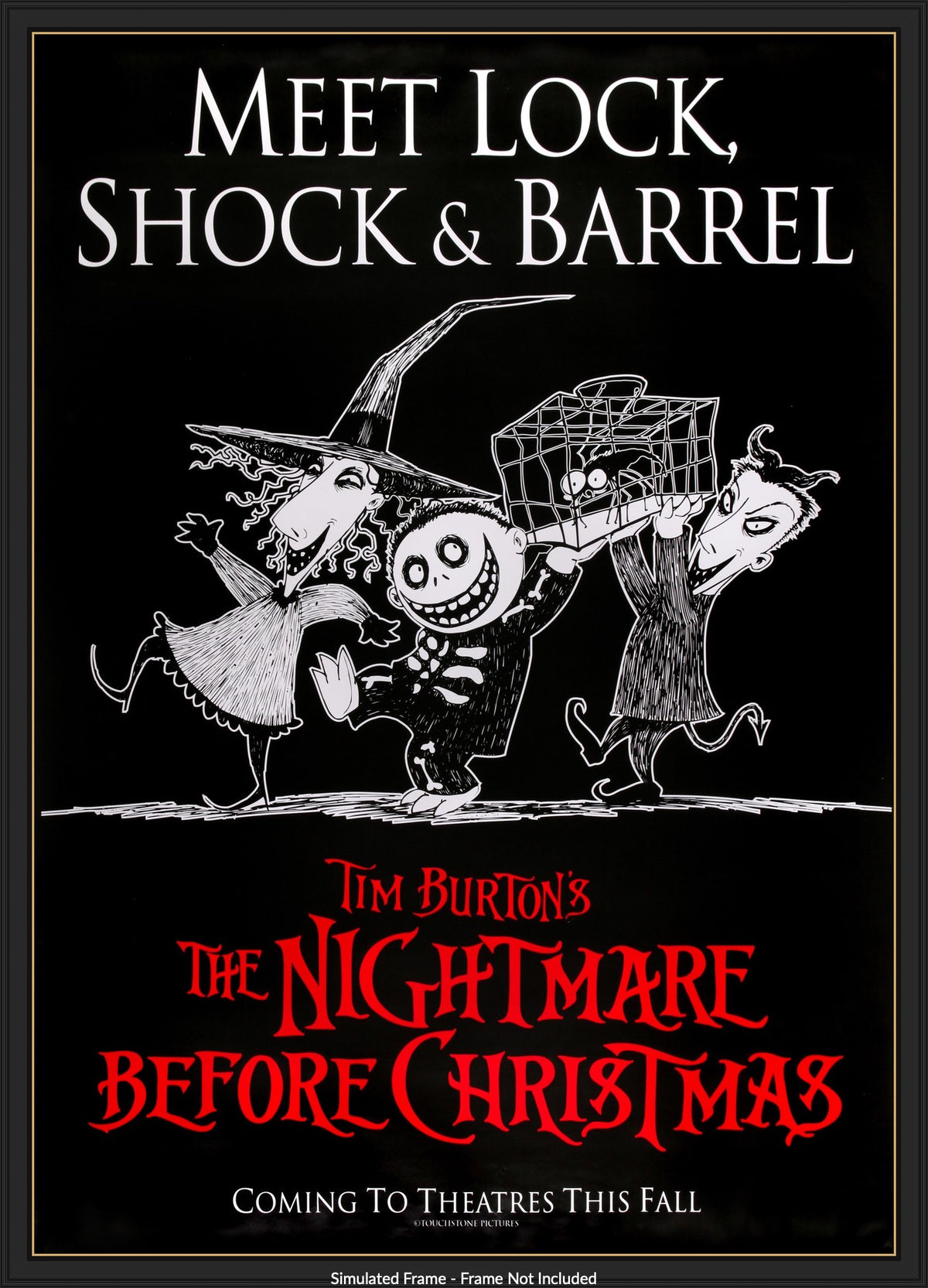Nightmare Before Christmas (1993) original movie poster for sale at Original Film Art - Vintage Movie Posters