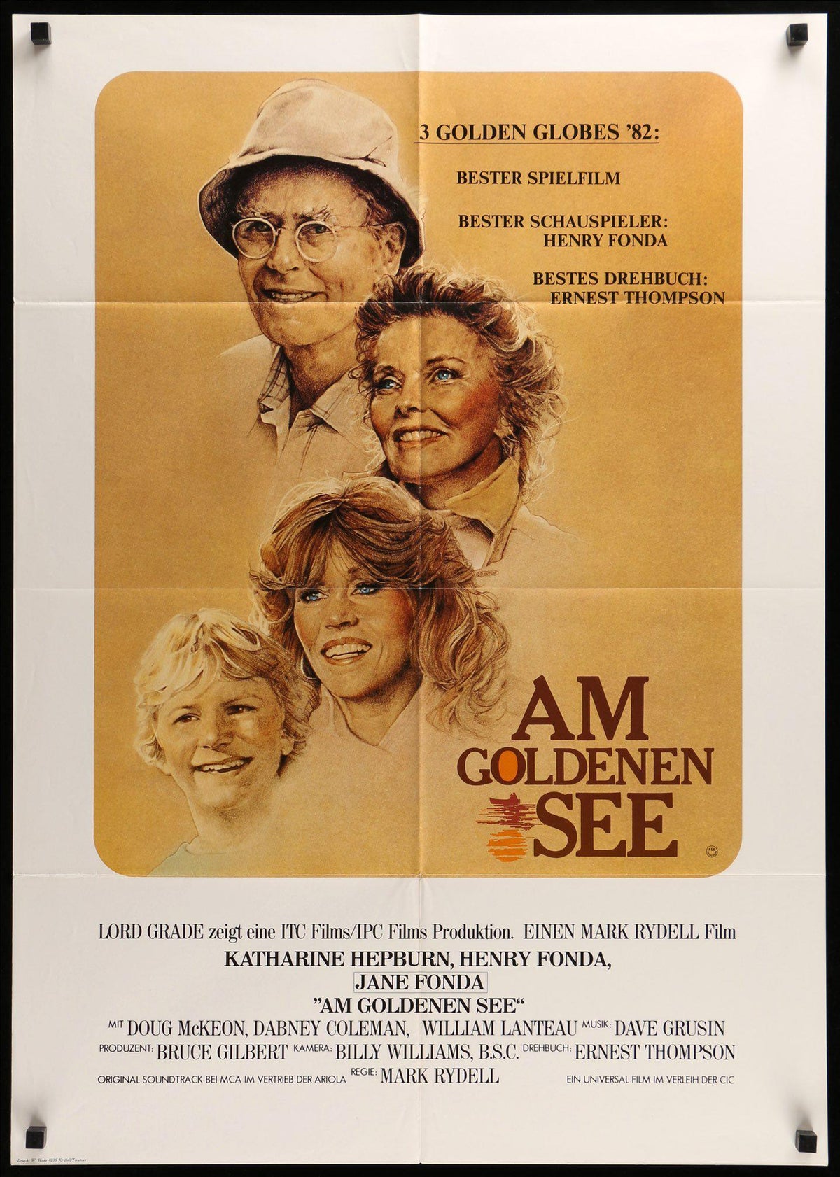 On Golden Pond (1981) original movie poster for sale at Original Film Art - Vintage Movie Posters