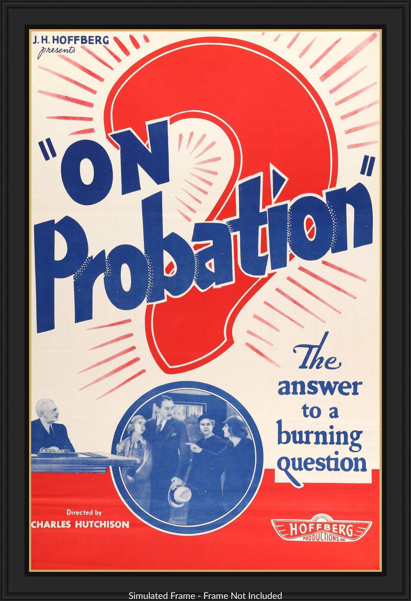 On Probation (1935) original movie poster for sale at Original Film Art - Vintage Movie Posters