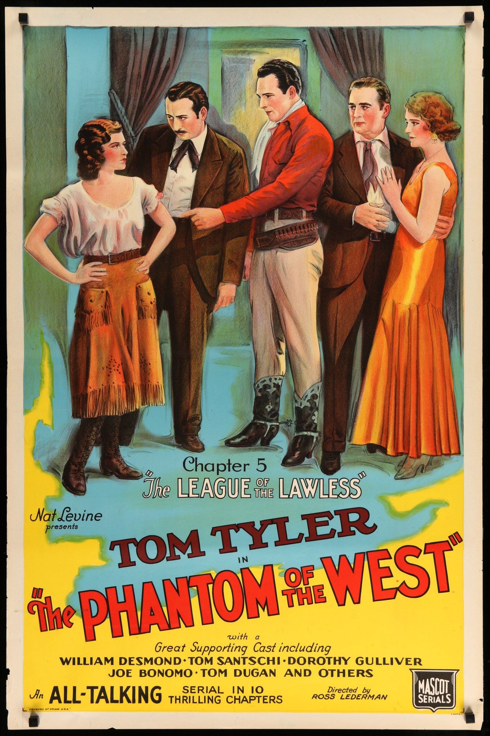 Phantom of the West (1931) original movie poster for sale at Original Film Art - Vintage Movie Posters