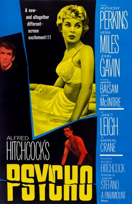 Psycho (1960) original movie poster for sale at Original Film Art - Vintage Movie Posters