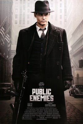 Public Enemies (2009) original movie poster for sale at Original Film Art - Vintage Movie Posters