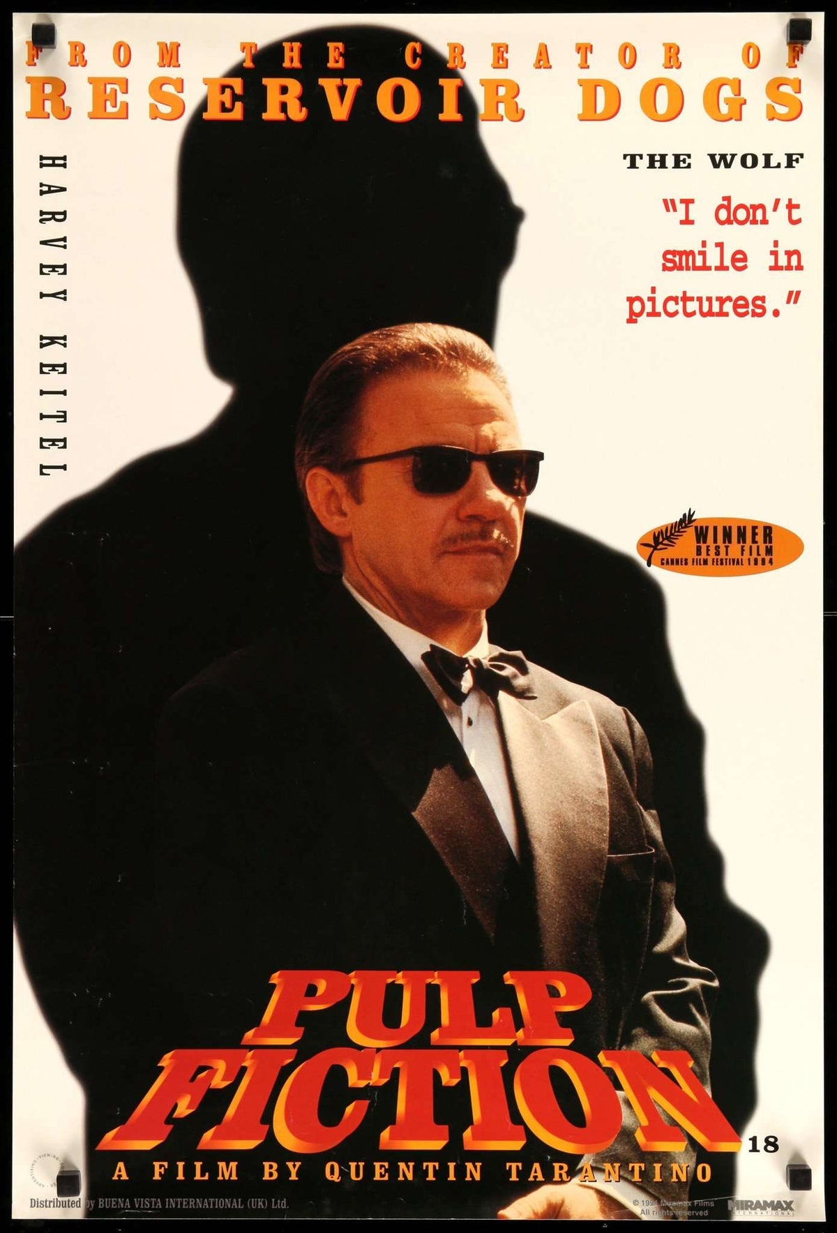 Pulp Fiction (1994) original movie poster for sale at Original Film Art - Vintage Movie Posters