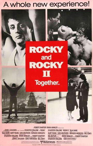 Rocky (1976) / Rocky II (1979) original movie poster for sale at Original Film Art - Vintage Movie Posters