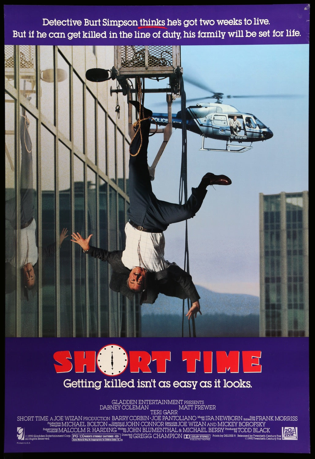Short Time (1990) original movie poster for sale at Original Film Art - Vintage Movie Posters