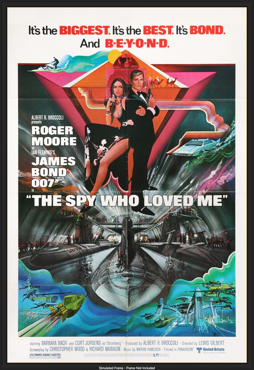Spy Who Loved Me (1977) original movie poster for sale at Original Film Art - Vintage Movie Posters