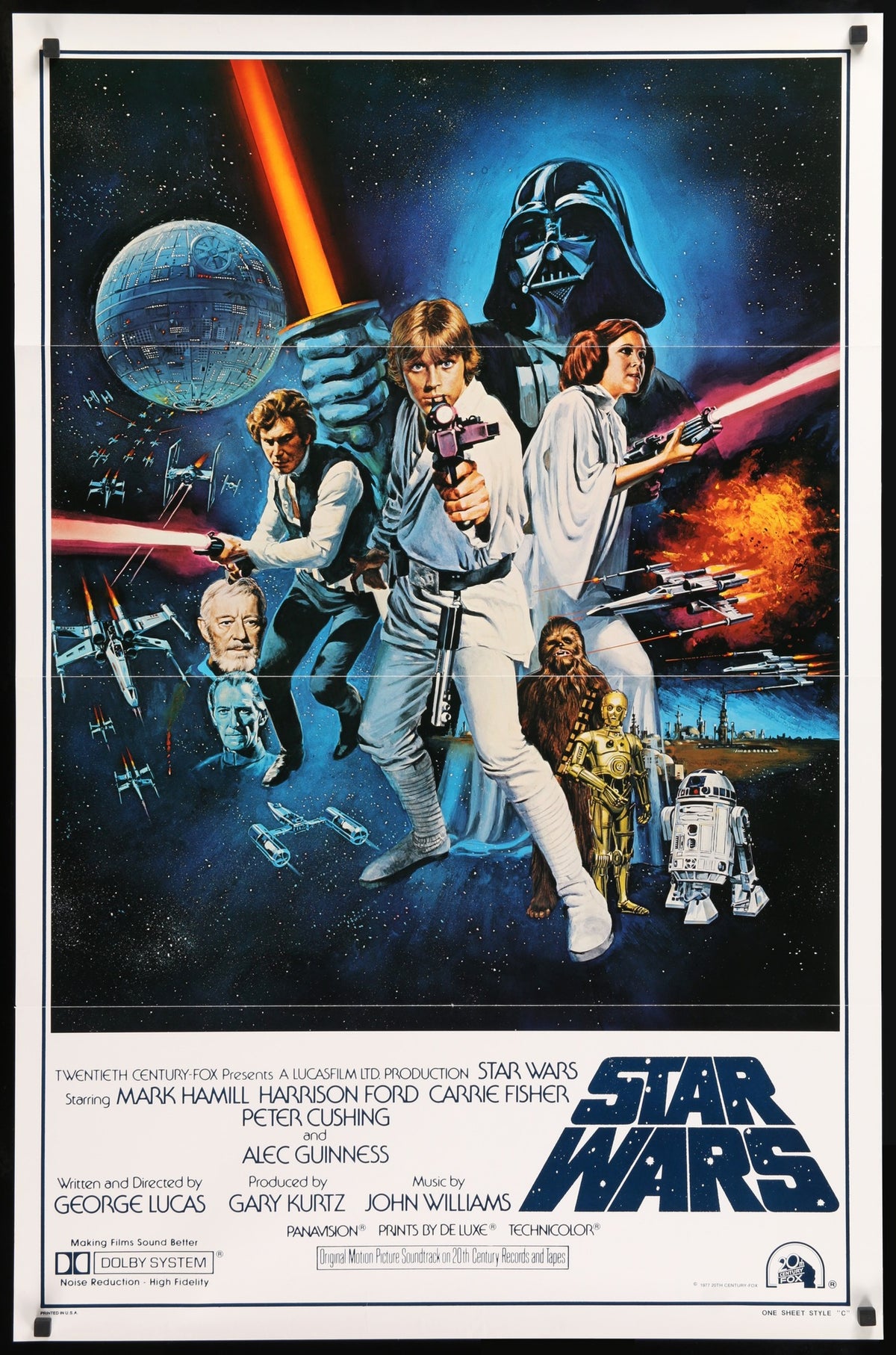 Star Wars (1977) original movie poster for sale at Original Film Art - Vintage Movie Posters
