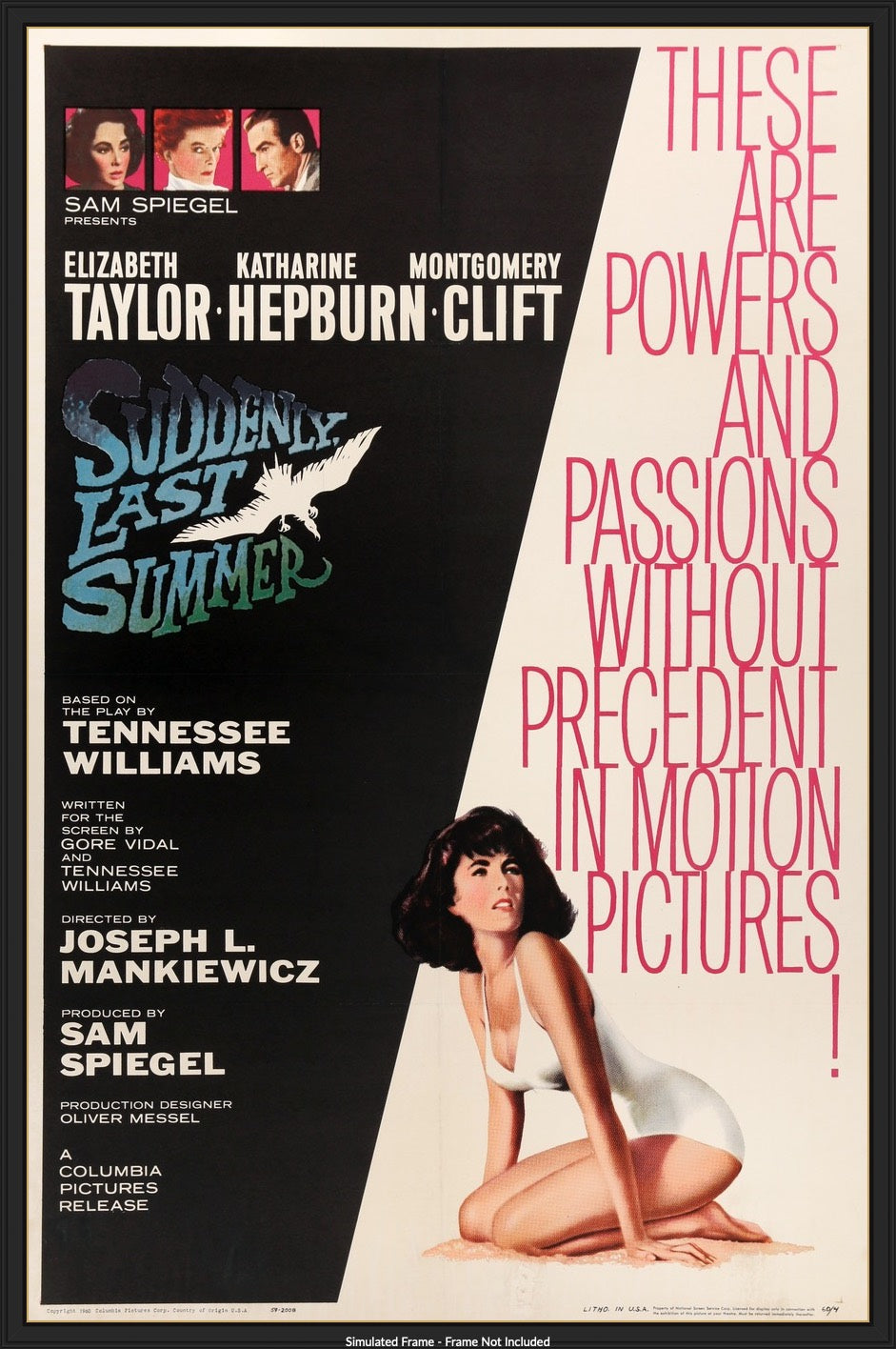 Suddenly, Last Summer (1960) original movie poster for sale at Original Film Art - Vintage Movie Posters
