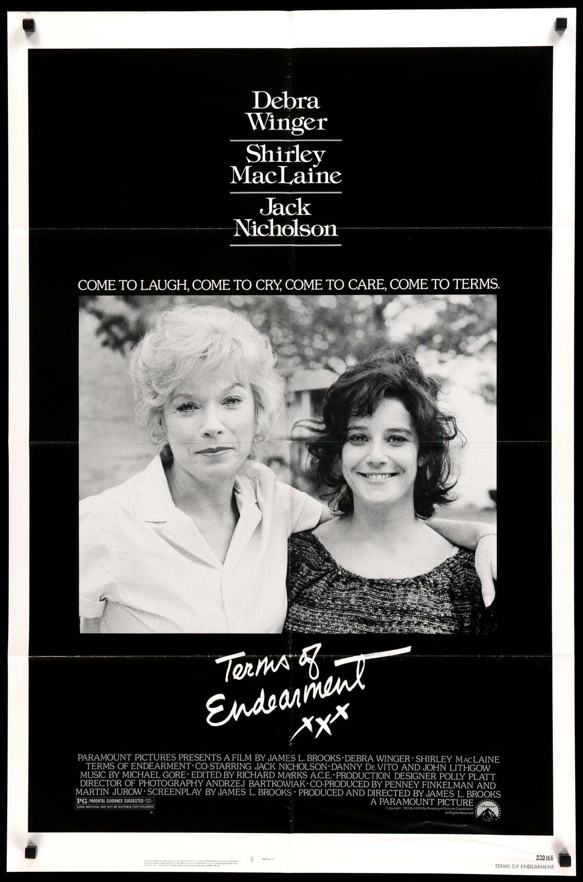 Terms of Endearment (1983) original movie poster for sale at Original Film Art - Vintage Movie Posters