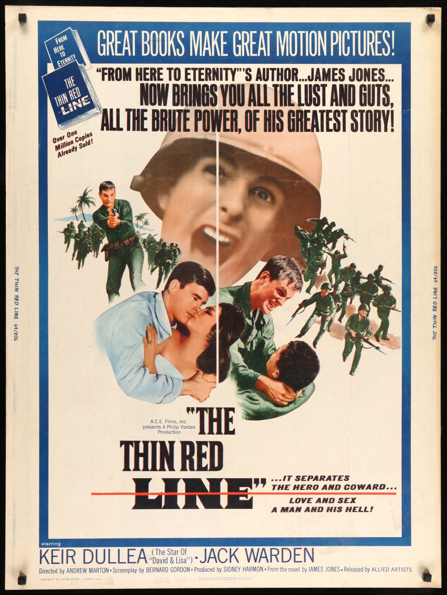Thin Red Line (1964) original movie poster for sale at Original Film Art - Vintage Movie Posters