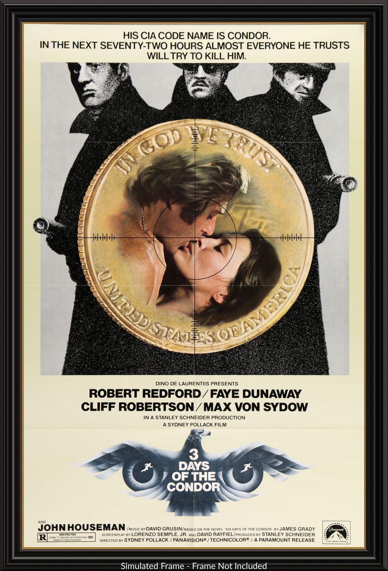 Three Days of the Condor (1975) original movie poster for sale at Original Film Art - Vintage Movie Posters