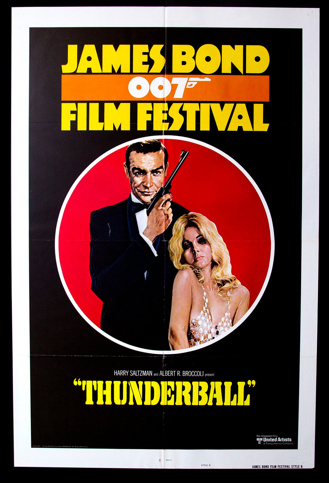 James Bond 007 Film Festival - Thunderball (1975) original movie poster for sale at Original Film Art - Vintage Movie Posters