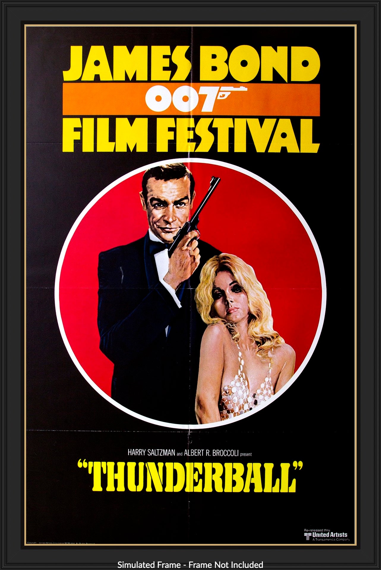 James Bond 007 Film Festival - Thunderball (1975) original movie poster for sale at Original Film Art - Vintage Movie Posters
