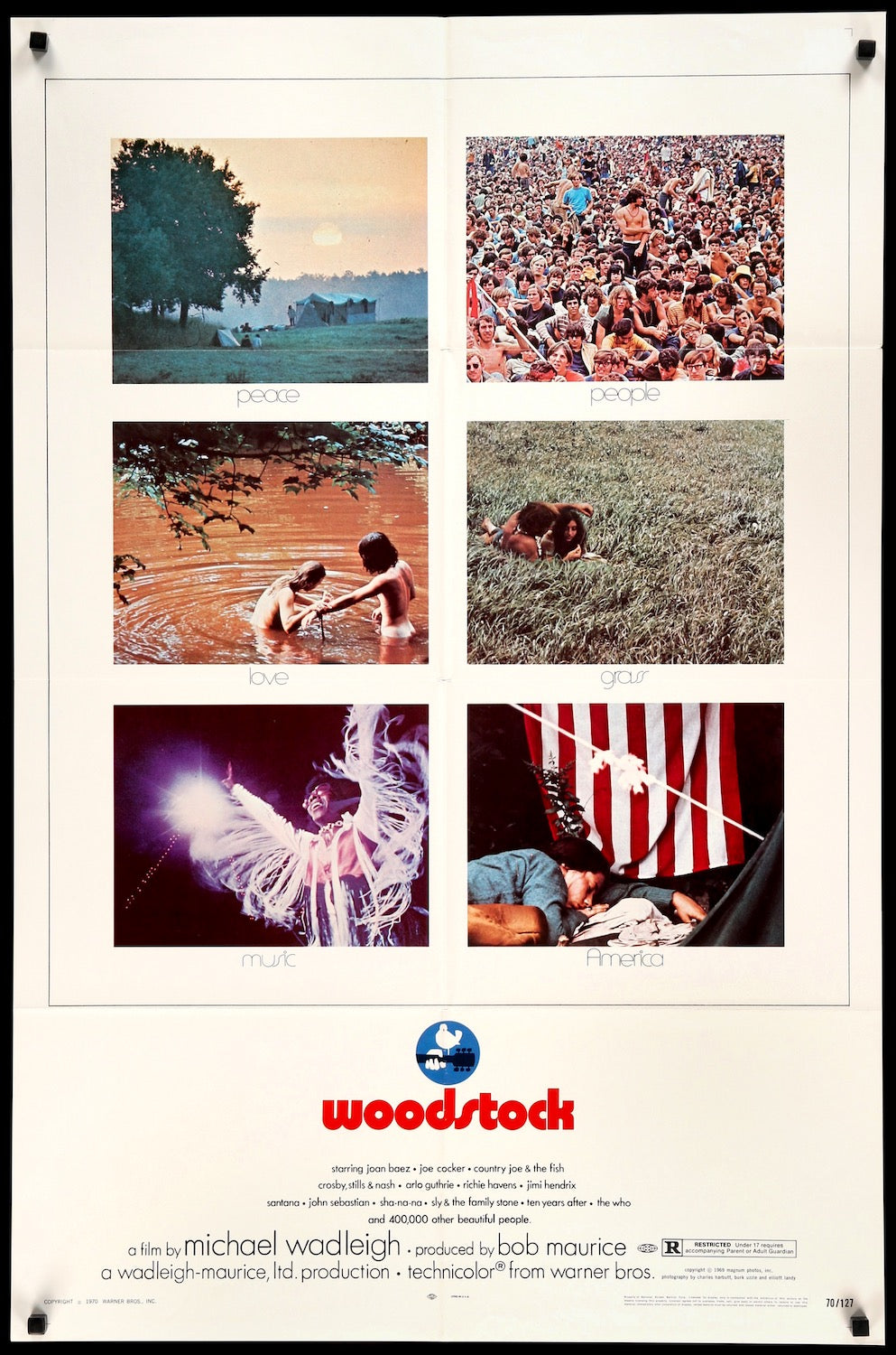 Woodstock (1970) original movie poster for sale at Original Film Art - Vintage Movie Posters